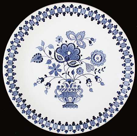 Jamestown Blue (White Background) by Johnson Brothers
