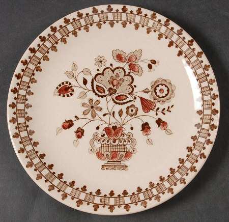 Jamestown Brown Dessert/Pie Plate