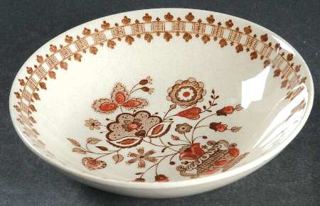 Jamestown Brown Fruit/Dessert (Sauce) Bowl