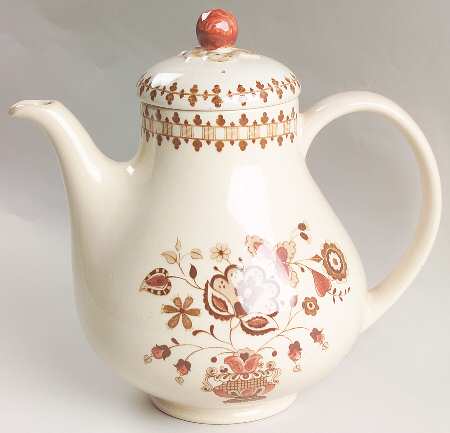 Jamestown Brown Coffee Pot & Lid