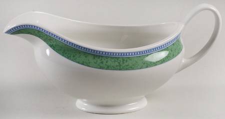 Jardiniere Green Gravy Boat