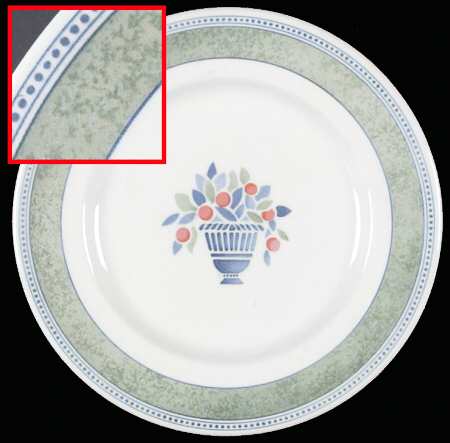 Jardiniere Green Salad Plate