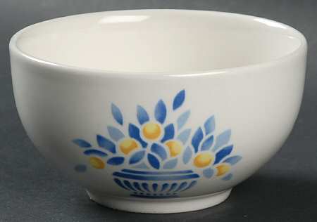 Jardiniere Yellow Open Rice/Sugar Bowl