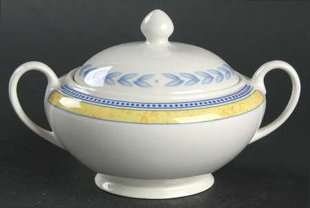 Jardiniere Yellow Mini Sugar Bowl & Lid