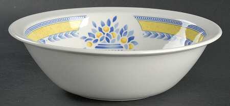 Jardiniere Yellow 8" Round Vegetable Bowl