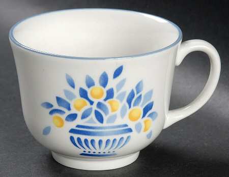 Jardiniere Yellow Flat Cup
