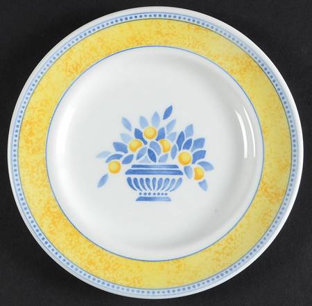 Jardiniere Yellow Bread & Butter Plate