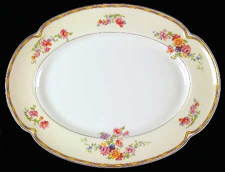 Jasmine 16" Oval Serving Platter