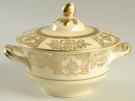 JB10 (Gold) Sugar Bowl & Lid