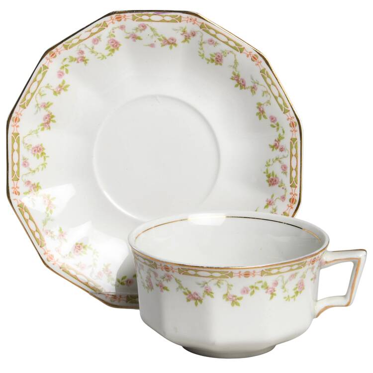 JB105 Flat Cup & Saucer Set