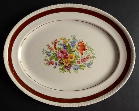 JB117 14" Oval Serving Platter