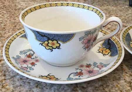 JB125 Flat Cup & Saucer Set