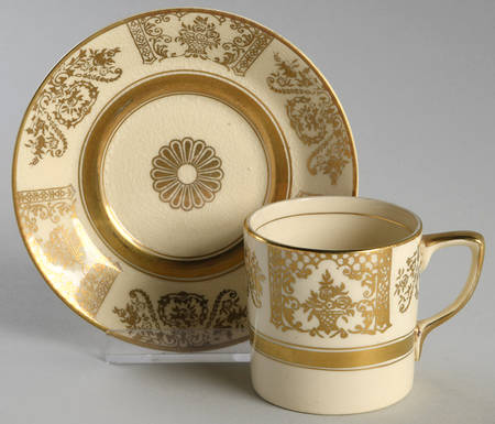 JB13 Flat Demitasse Cup & Saucer Set