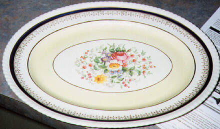 JB169 14" Oval Serving Platter