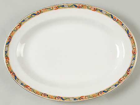 JB17 12" Oval Serving Platter