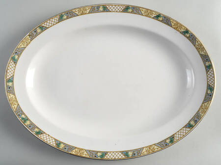 JB173 14" Oval Serving Platter