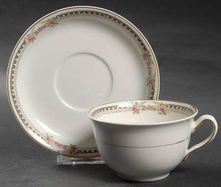 JB185 Flat Cup & Saucer Set