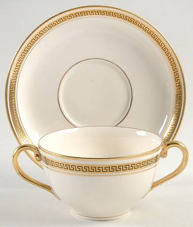 JB191 Flat Bouillon Cup & Saucer