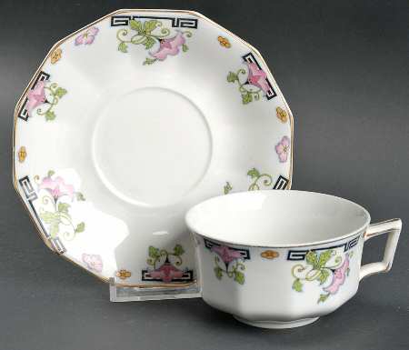 JB197 Flat Cup & Saucer Set