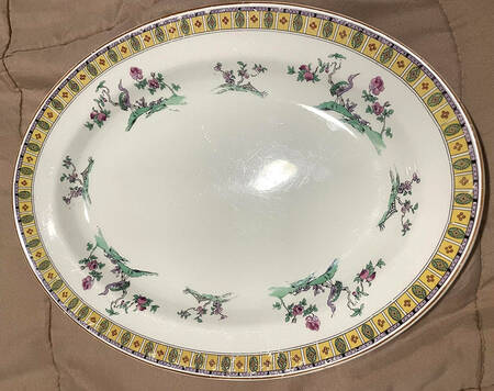 JB198 12" Oval Serving Platter