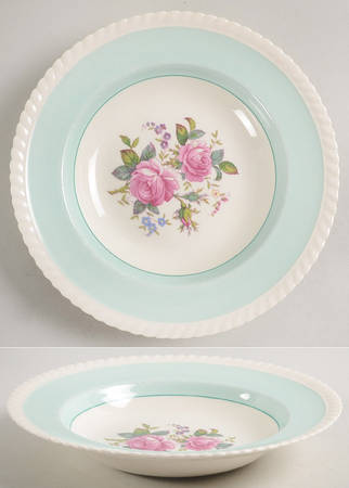 JB21 Aqua Rim Soup Bowl