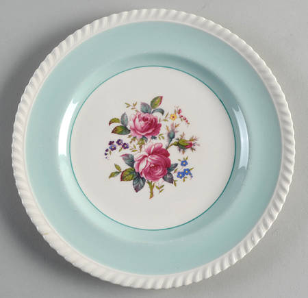 JB21 Aqua Luncheon Plate