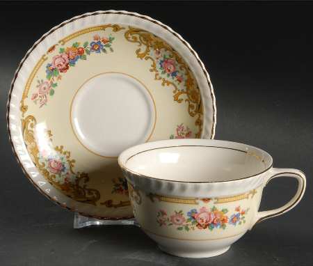 Harrow Flat Cup & Saucer Set