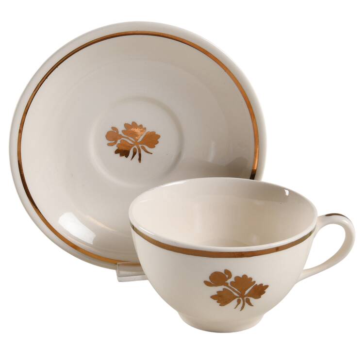 JB296 Flat Cup & Saucer Set