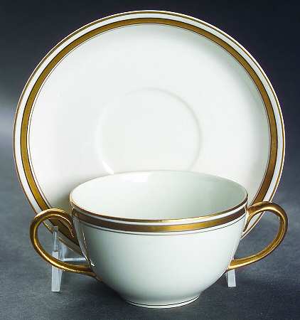 JB301 Flat Bouillon Cup & Saucer