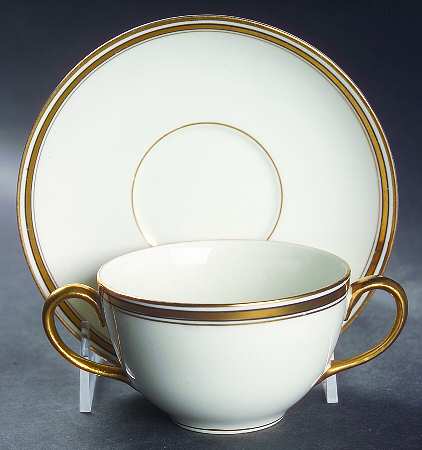 JB301 Flat Bouillon Cup & Saucer