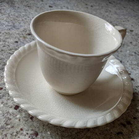 JB305 Flat Demitasse Cup & Saucer Set