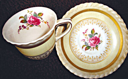 JB33 Flat Demitasse Cup & Saucer Set