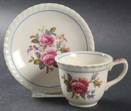 JB4 Flat Demitasse Cup & Saucer Set