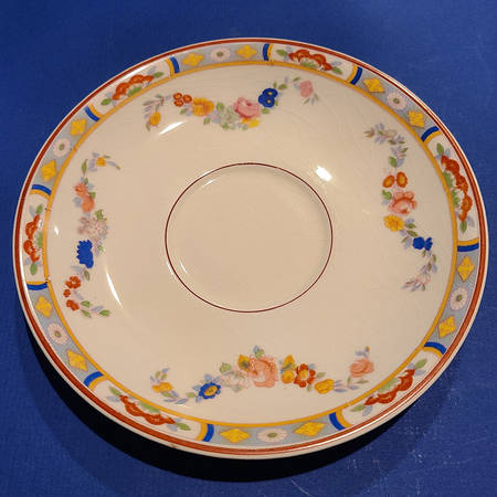 Arundale (Off White Background) Saucer for Flat Cup