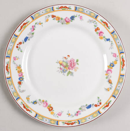 Arundale (Off White Background) Luncheon Plate
