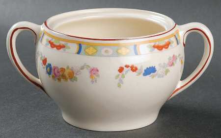 Arundale (Off White Background) Sugar Bowl No Lid