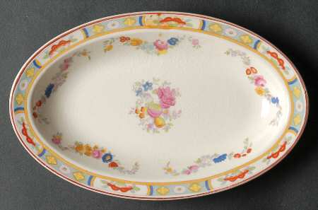 Arundale (Off White Background) Relish/Gravy Underplate