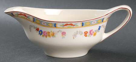 Arundale (Off White Background) Gravy Boat