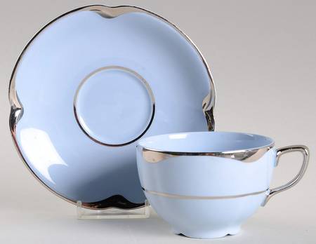 JB52 (GRAYDAWN) Flat Cup & Saucer Set