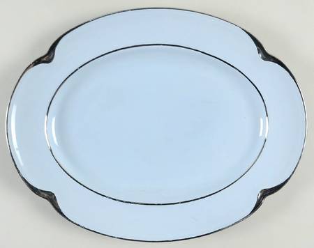 JB52 (GRAYDAWN) 10" Oval Serving Platter