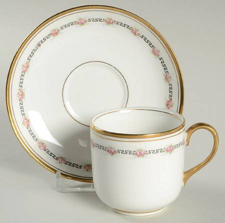 JB56 Flat Demitasse Cup & Saucer Set