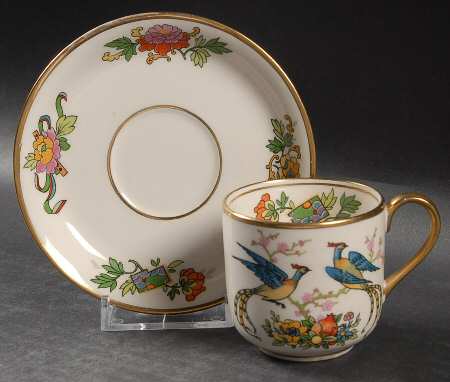 JB59 Flat Demitasse Cup & Saucer Set