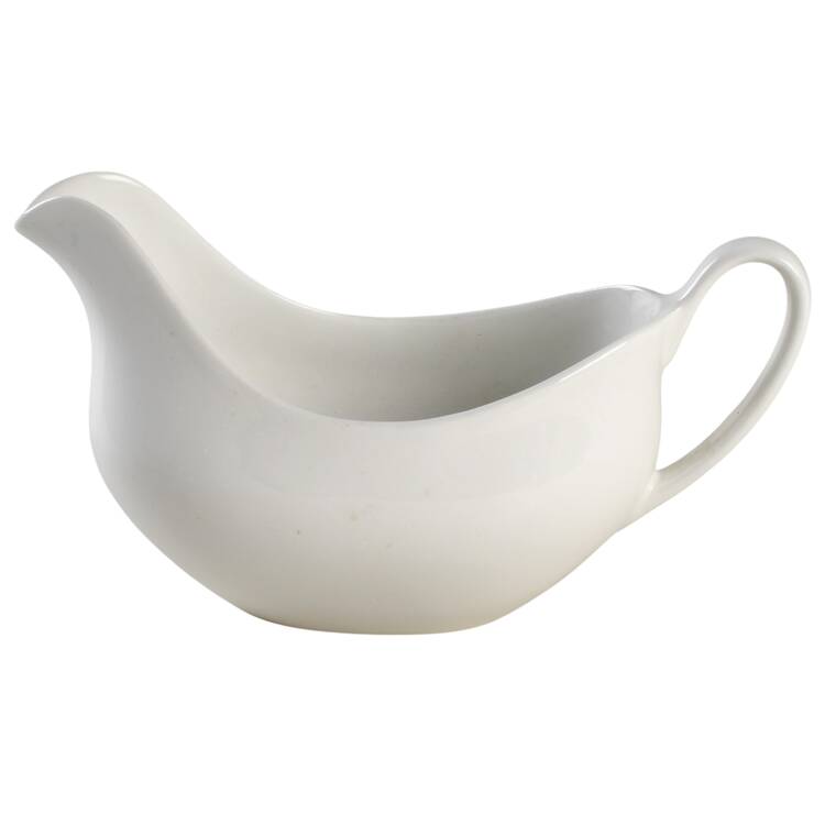 White Cloud Gravy Boat