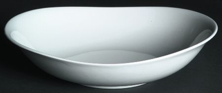 White Cloud 9" Round Vegetable Bowl