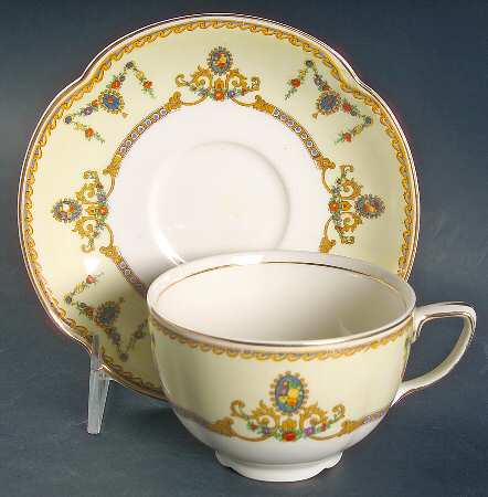 The Jewel Flat Cup & Saucer Set