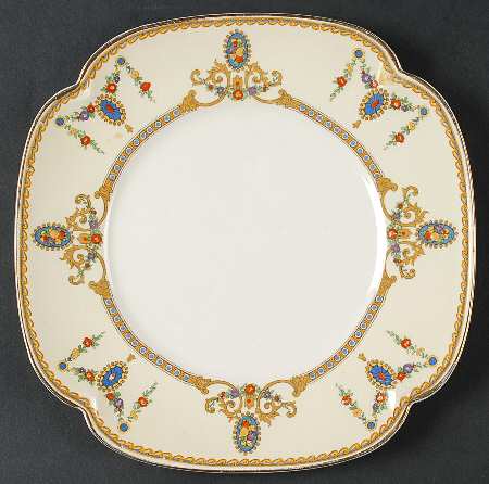 The Jewel Square Salad Plate