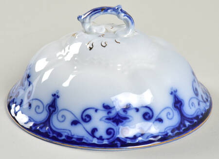 The Jewel (Flow Blue) Lid for Round Butter