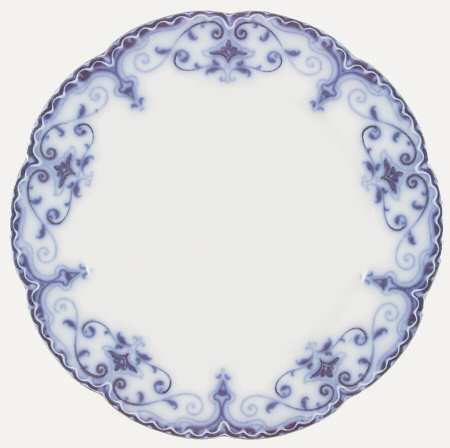 The Jewel (Flow Blue) Luncheon Plate