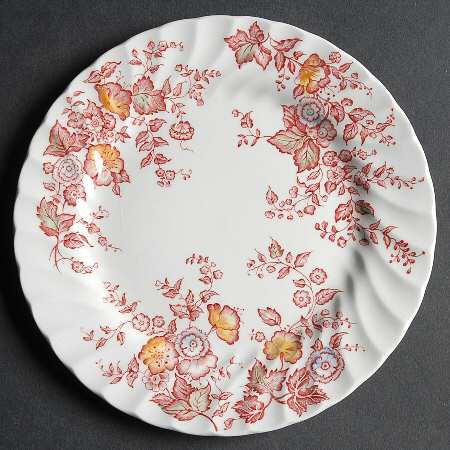 Jolie Pink Mulitcolor Dessert/Pie Plate