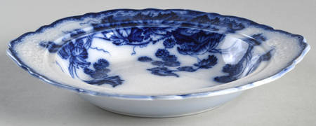 Kenworth (Flow Blue) Round Butter No Lid